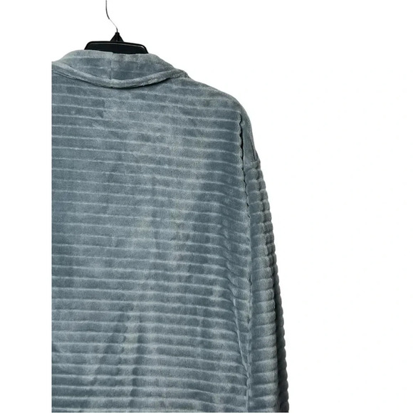 1703. SOFT SURROUNDINGS LONG SLEEVE HALF ZIPPER PULL OVER PLUSH MATERIAL SIZE SM - Picture 7 of 9